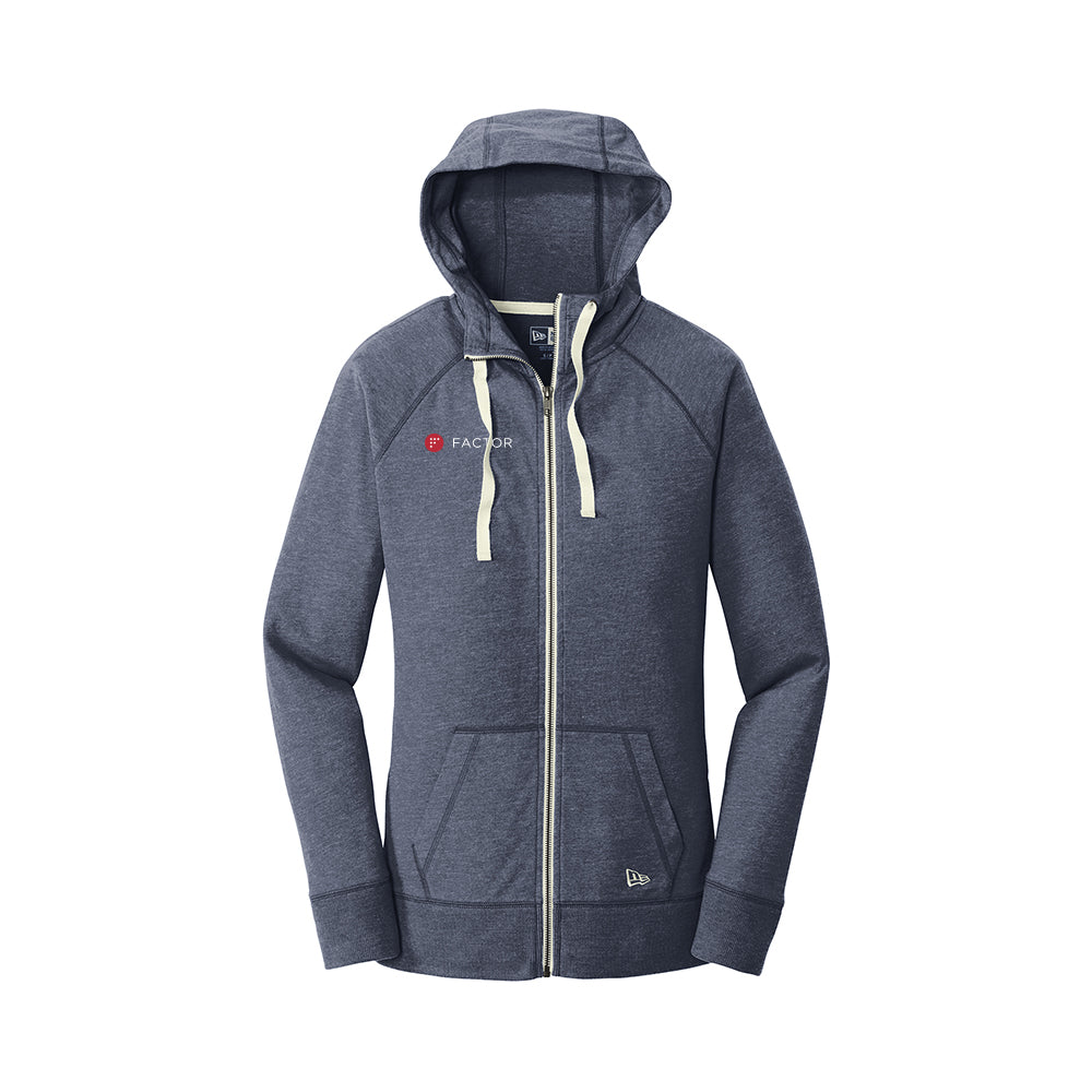 New Era Ladies Sueded Cotton Blend Full-Zip Hoodie