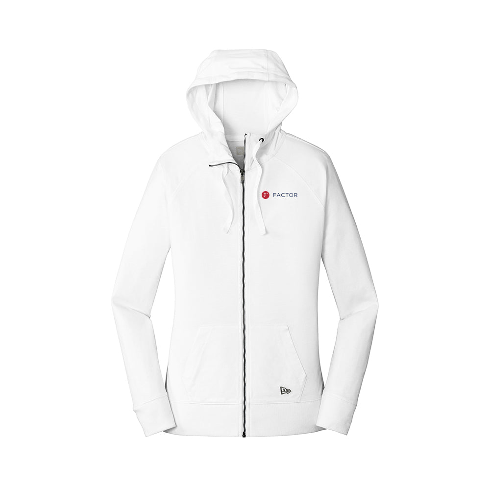 New Era Ladies Sueded Cotton Blend Full-Zip Hoodie