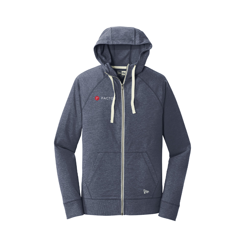 New Era Sueded Cotton Blend Full-Zip Hoodie