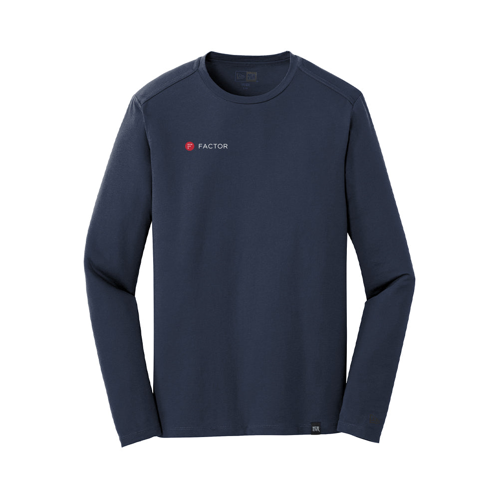 New Era Heritage Blend Long Sleeve Crew Tee